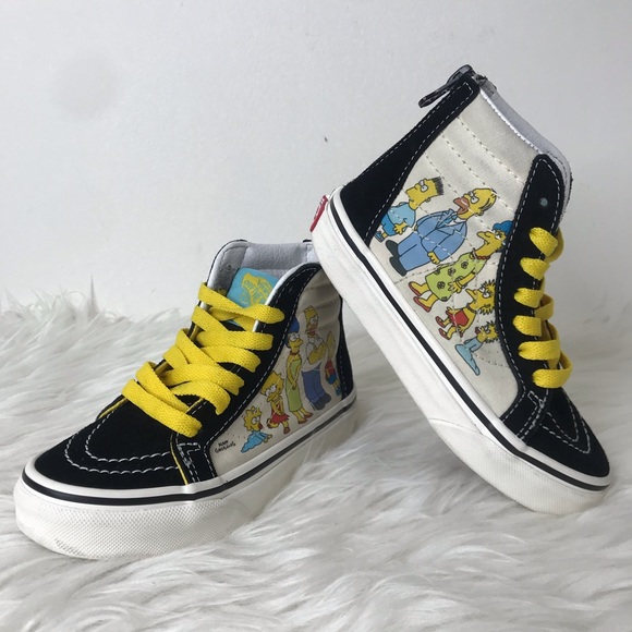Vans Other - Vans x The Simpsons Kids Sk8-Hi Zip- Limited Edition Size 11